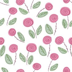 Endless rose pattern N10