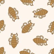 bug cartoon seamless pattern background N24