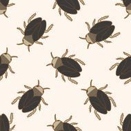 bug cartoon seamless pattern background N28