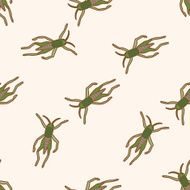 bug cartoon seamless pattern background N29