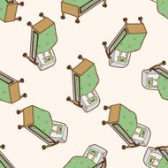 hospital theme patient cartoon seamless pattern background