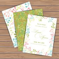 Greeting cards with flowers