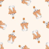 gift theme icon 10 cartoon seamless pattern background N6
