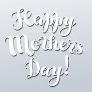 Mother`s day lettering