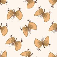 bug cartoon seamless pattern background N37