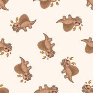 dinosaur cartoon seamless pattern background N15