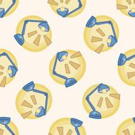 design lamp style cartoon seamless pattern background N4