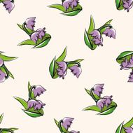 flower cartoon seamless pattern background N2