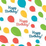 seamless pattern balloons birthday N3
