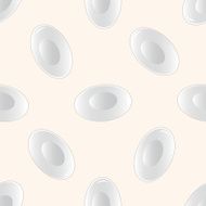 kitchenware plate cartoon seamless pattern background