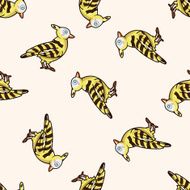 bird cartoon seamless pattern background N25