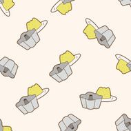 kitchenware baking module cartoon seamless pattern background N3
