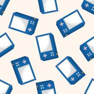 camera cartoon seamless pattern background N44