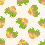 love heart cartoon seamless pattern background N6