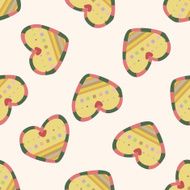 love heart cartoon seamless pattern background N7