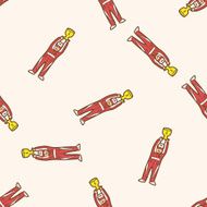 racing champion cartoon seamless pattern background N2