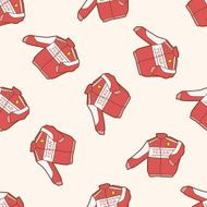 racing coat cartoon seamless pattern background N2