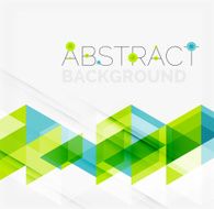Abstract geometric background Modern overlapping triangles N529
