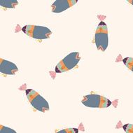 fish cartoon seamless pattern background N20