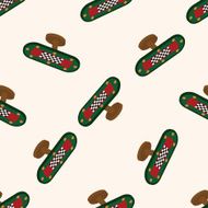 casino game table cartoon seamless pattern background N6