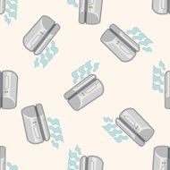 air conditioner cartoon seamless pattern background N5