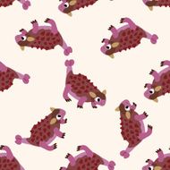 dinosaur cartoon seamless pattern background N23