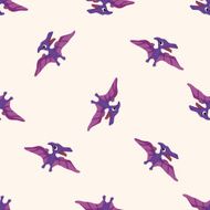 dinosaur cartoon seamless pattern background N27