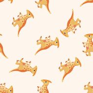 dinosaur cartoon seamless pattern background N29