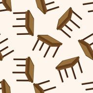 table cartoon seamless pattern background N7