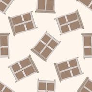furniture cabinet cartoon seamless pattern background N11