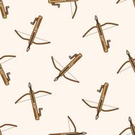 weapon arrow cartoon seamless pattern background