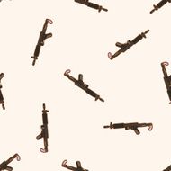 weapon gun cartoon seamless pattern background N7