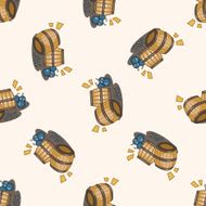 bomb cartoon seamless pattern background N6