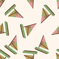 Transportation boat cartoon seamless pattern background N44