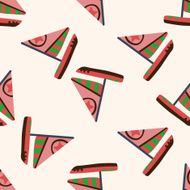 Transportation boat cartoon seamless pattern background N45