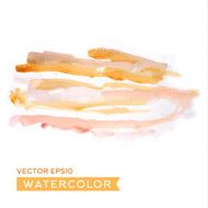 Watercolor abstract drawing high-quality vector illustration
