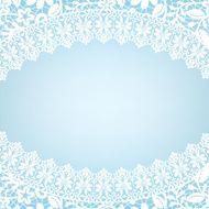 card with lace border N5