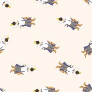Royal theme prince cartoon seamless pattern background N20