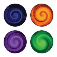 Four Color Mix Circles Spiral Shades