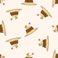 decorating cake 10 cartoon seamless pattern background N53