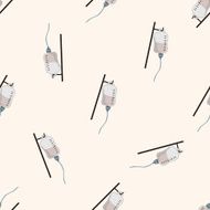 people theme doctor cartoon seamless pattern background N17