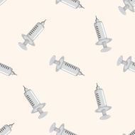 people theme doctor cartoon seamless pattern background N18