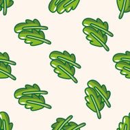 vegetables and fruits cartoon seamless pattern background N25