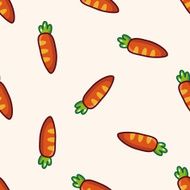 vegetables and fruits cartoon seamless pattern background N26