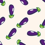 vegetables and fruits cartoon seamless pattern background N28