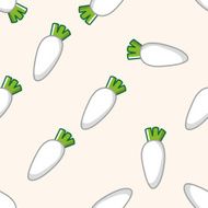 vegetables and fruits cartoon seamless pattern background N31