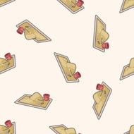 Amusement park facilities cartoon seamless pattern background N130