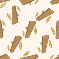Amusement park facilities cartoon seamless pattern background N138