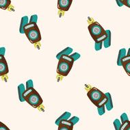 robot cartoon seamless pattern background N69