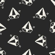 diamond doodle drawing seamless pattern background N2